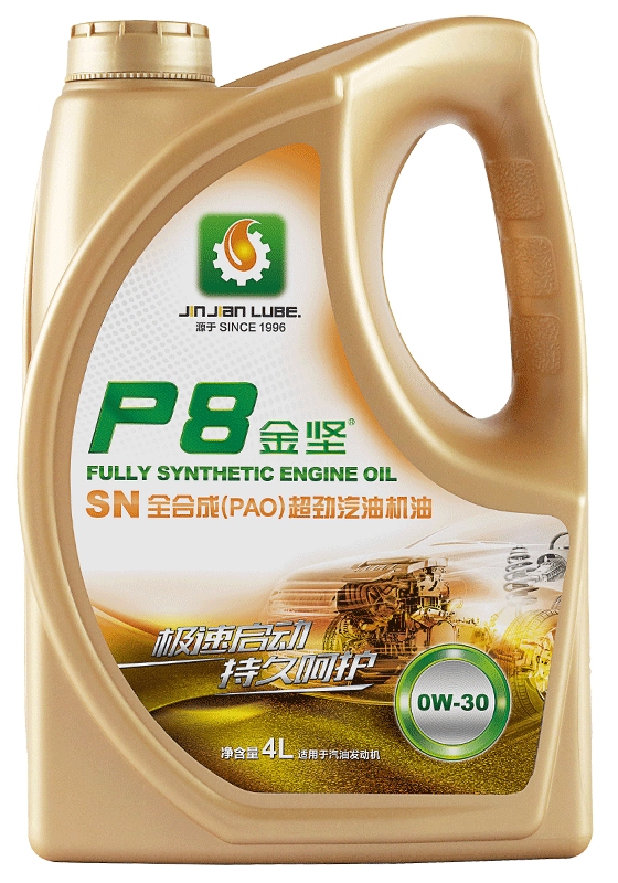 蓝颜gtv P8 SN 全合成(PAO）汽油机油